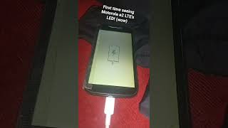 Motorola e2 LTE rare charging animation