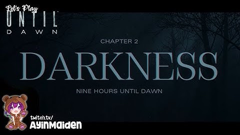 Chapter 2: Darkness | Until Dawn (2024)