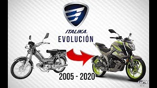 La EVOLUCIÓN de ITALIKA 2005  2020 | Todos los modelos de Italika