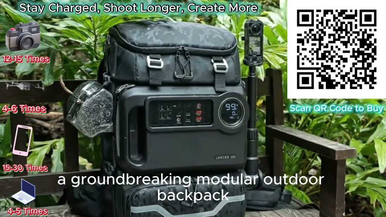 Lancer300 Modular Outdoor Camera Backpack