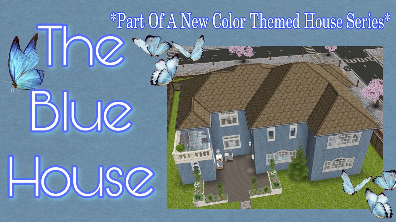 Sims Freeplay The Blue Themed House {New Color Series} 💙 YouTube