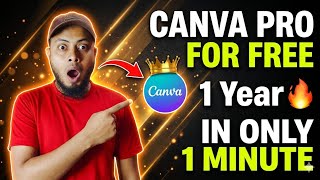 Canva pro FR£E Lifetime 2026 😱 | Canva Pro free 🫡 100% working 💪 