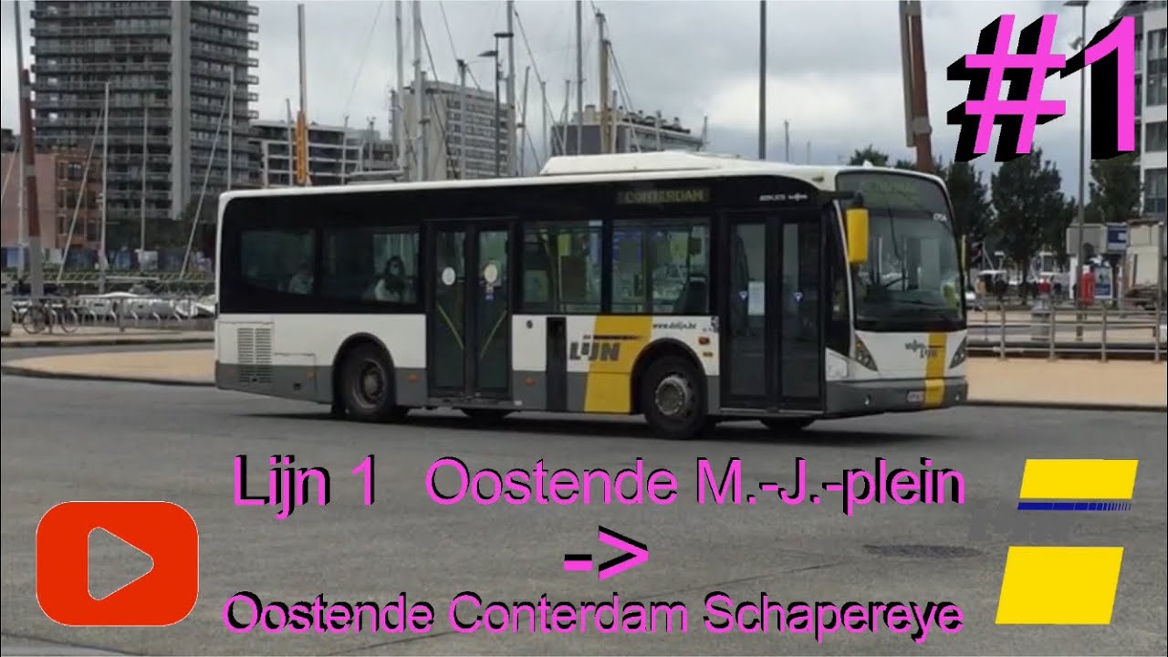 Lijn 1 Oostende Marie-Joséplein - Oostende AZ Damiaan/Oostende Conterdam Schapereye '20 #1