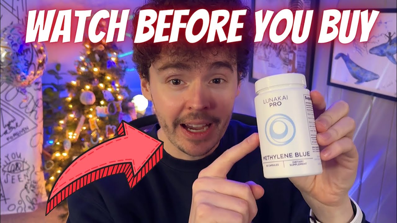 Капсулы Lunakai PRO с метиленовым синим фармацевтического качества, произведенные в США, с витами...