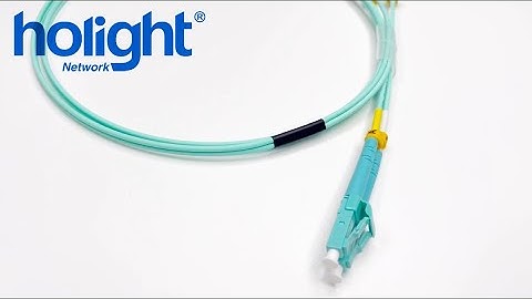 LC UPC to SC UPC OM3 50 125um Duplex 2.0mm Fiber Patch Cable