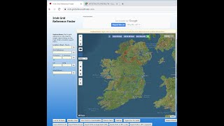 Setting up Meeting Points using the Irish Grid Finder Reference with Google Maps