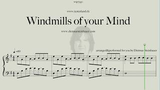 Windmills of your Mind chords