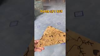 Easy paper gift box Making tutorial video #easy #lifestyle #diy #gift #paper