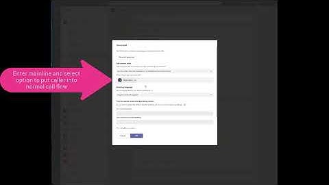 MS Teams Voicemail Greetings