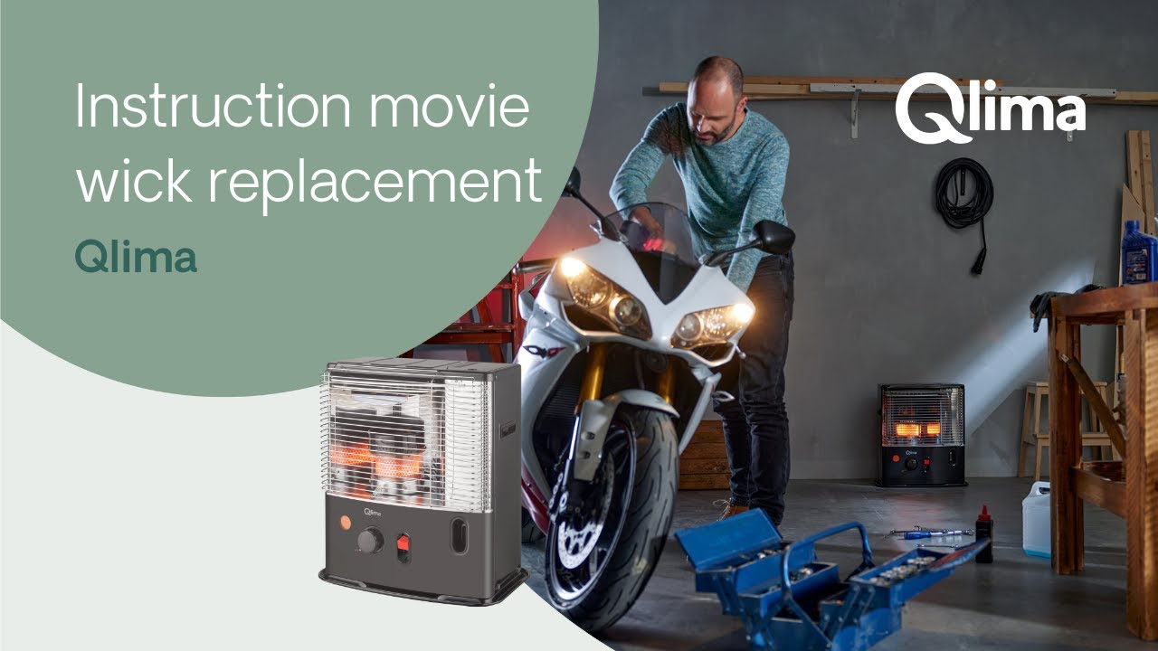 Qlima instruction movie wick replacement UK YouTube