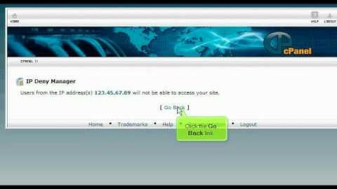 WebHosting Break Presents: How to Use IP Deny Manager in cPanel