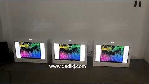 Dedi55inch flexible transparent lcd display high transparent display