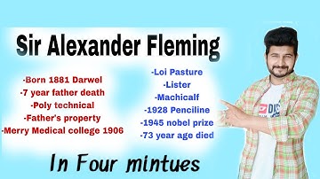 Sir Alexander Fleming Summary 2nd year English By Naeem English Club