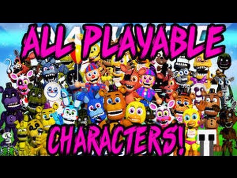 How To Get All Fnaf World Characters