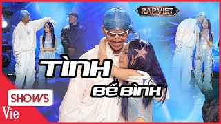Liu Grace và Minh Lai tình bể bình cùng ăn mừng chiến thắng đầu tiên tại vòng bứt phá RAP VIỆT
