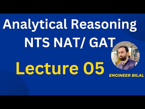 Analytical Reasoning Lecture 05 Tips and Tricks I How to Solve Analytical Reasoning Questions I NTS