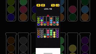 Ball Sort stage 736 #games #puzzle #ballsort