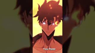 anime ismi:solo leveling