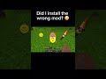 I think he installed the wrong mod 😳 | #minecraft #verity #freaky #cringe #viral