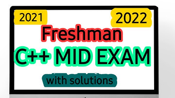 Freshman C++ mid exam Addis Ababa University