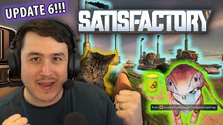 Someone is sending me a dangerous message - Satisfactory Let's Play (Update 6)