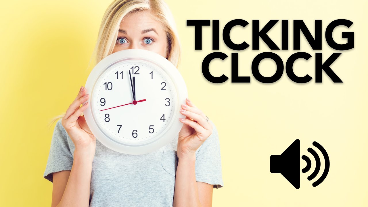 Ticking Clock Sound Effect (Copyright Free) YouTube