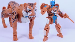 Transformers Kingdom Golden Disk Collection Mutant Tigatron Review