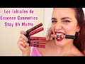 Liquid Lipstick STAY 8H MATTE de Essence Cosmetics ¿Se transfiere o de larga duración?