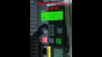 Siemens G120 Parameter copy in BOP