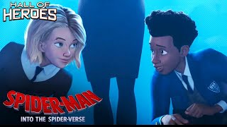 Miles Gets Gwen's Attention | Spider-Man: Into the Spider-Verse | Hall Of Heroes