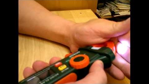 EXTECH Instruments AC/DC Clamp Amp Meter MA120, non contact type