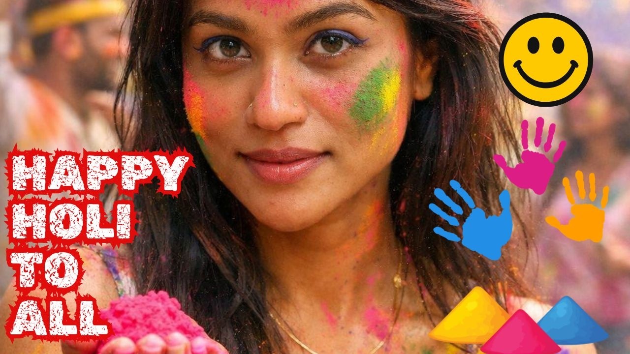 Happy Holi To My YouTube Family ❤️#krisshialive #livestreaming #livecamwithkrisshia #holi #festival 
