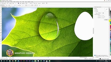 draw water drop   CorelDRAW  Cách vẽ giọt nươc trên Corel