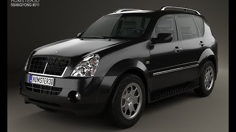 3D Model SsangYong Rexton 2001 3D Model at 3DExport.com