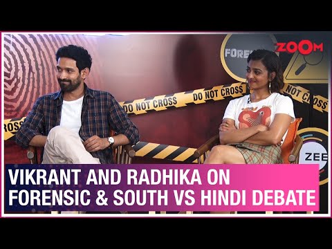 Radhika Apte and Vikrant Massey on their film Forensic, South vs Hindi films debate and much more - ZOOMTV