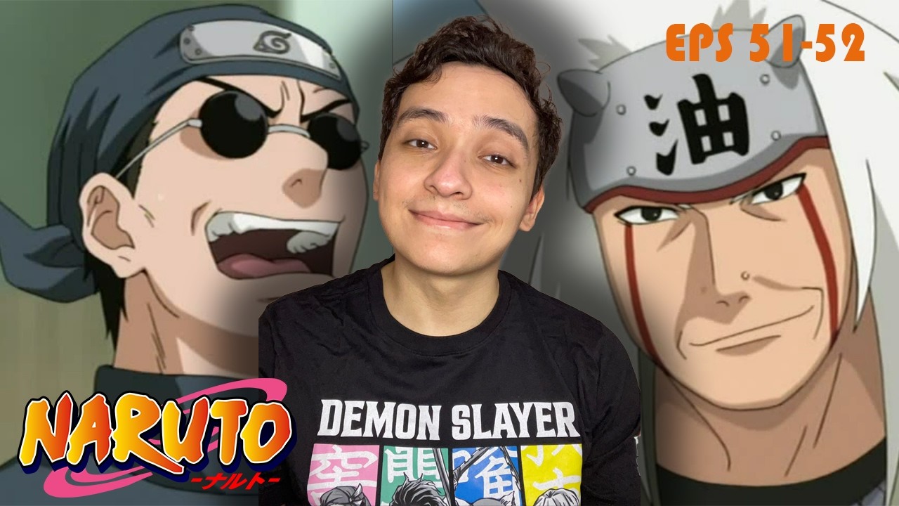 BATTLE OF PERVS! - NARUTO Episodes 51 & 52 REACTION