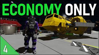 Visiting the MOON to Salvage Things in Space Engineers Economy Only | Episode 4