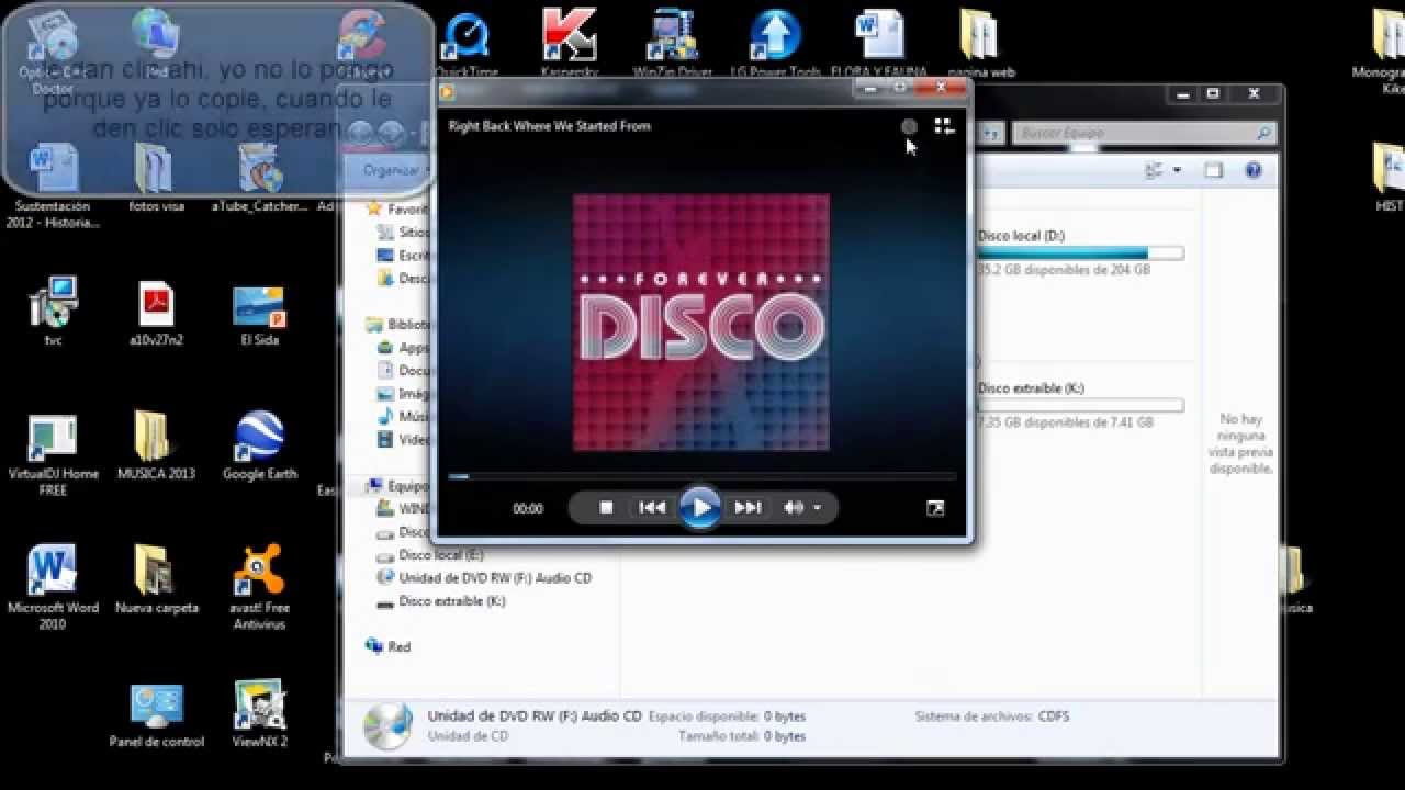 Como pasar musica de un disco a usb - YouTube