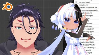 Bikin shape key nyoba bikin eye wiggle 3D vtuber Blender