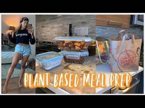 plant-based-meal-prep-for-lazy-people-+-grocery-haul