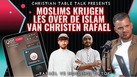 Moslims krijgen Les over de Islam van Christen | Rafael Vs Moslims | Tiktok | @DeoVolenteNL
