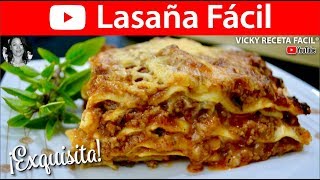 LASAÑA FACIL | #VickyRecetaFacil - YouTube