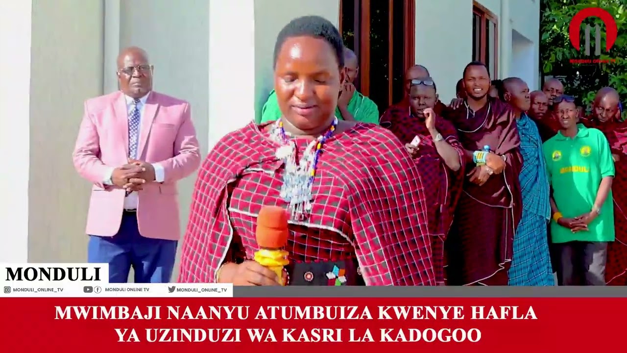 STAA WA NYIMBO ZA KIMASAI NAANYU AFUNIKA KWA NYIMBO NZURI WAGENI WAALIKWA WAMTUZA MINOTI