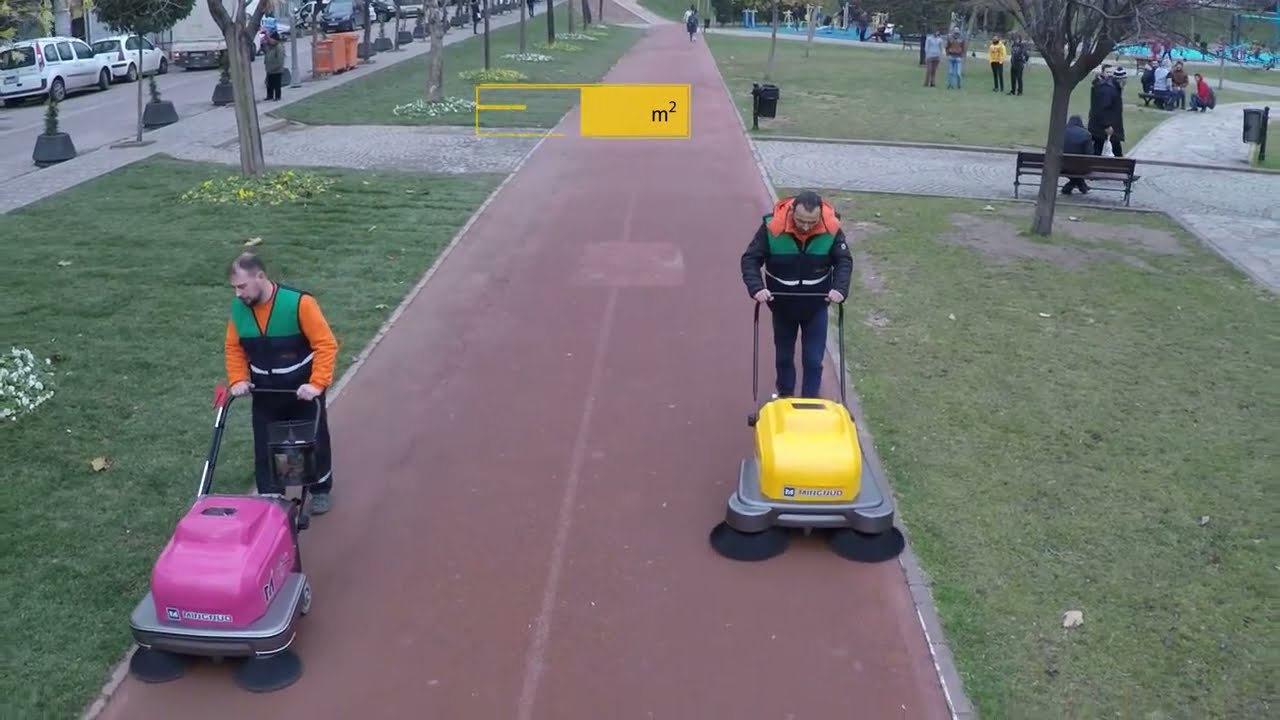 Professional Battery Mini Pavement Sweeper Maschine Elektro Snoring