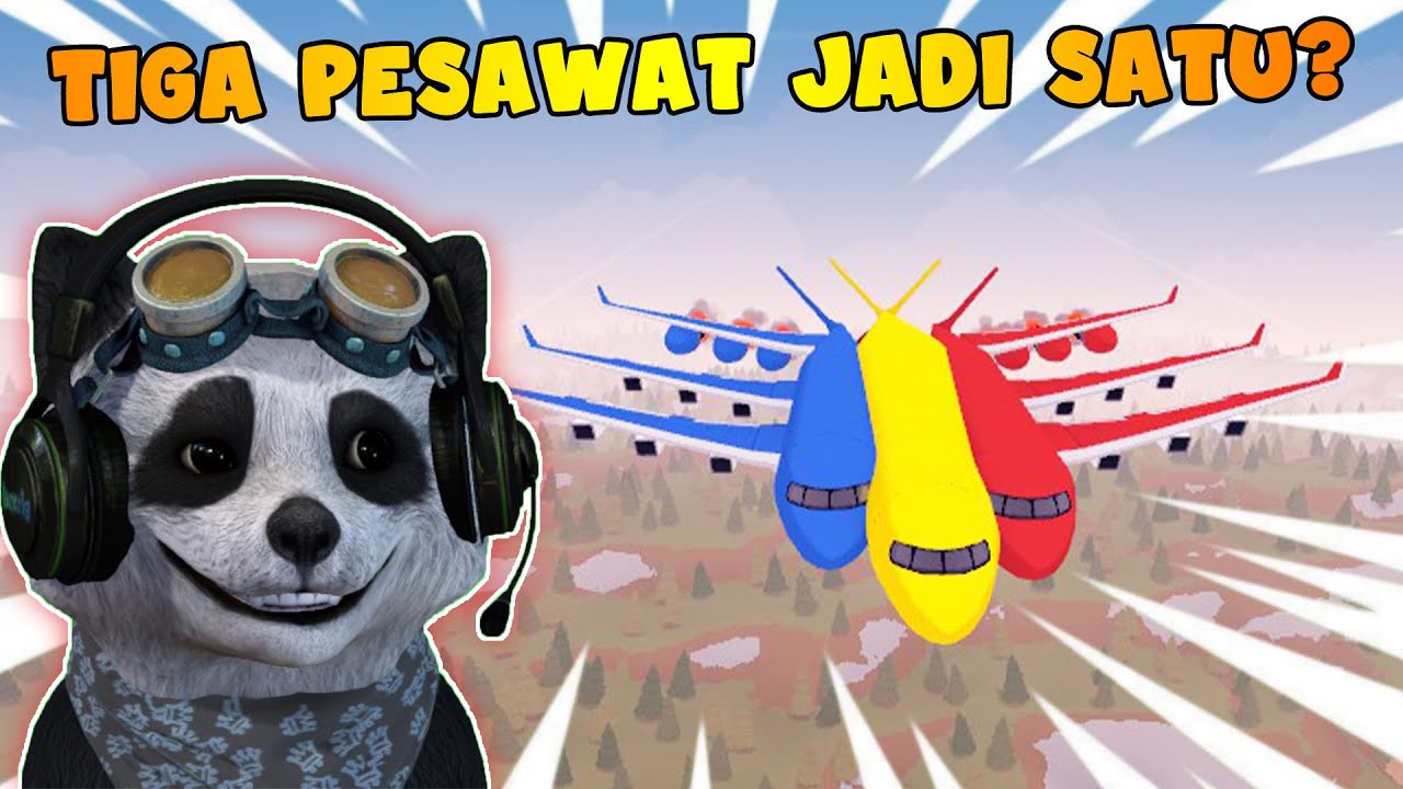 POO PANDA GABUNGIN TIGA PESAWAT JADI SATU! - Aviassembely Indonesia #3
