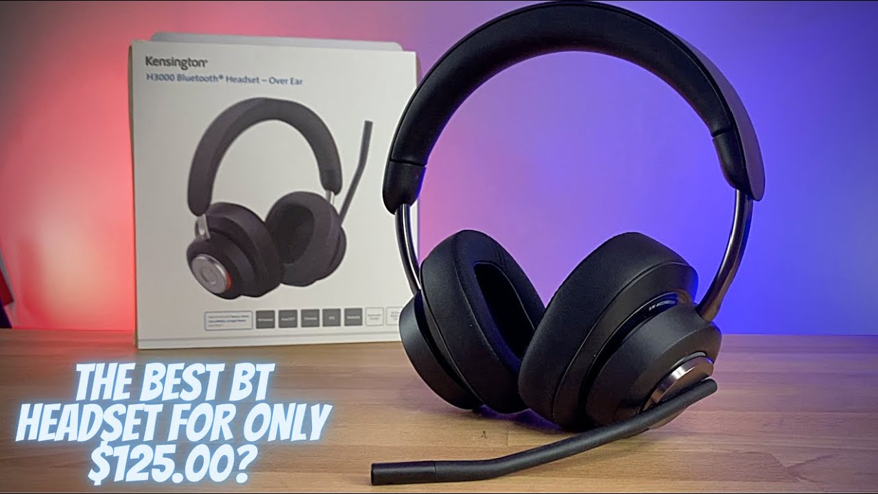 Kensington H3000 BT Over Ear Headset Review! Pretty damn good! Multipoint Connection!