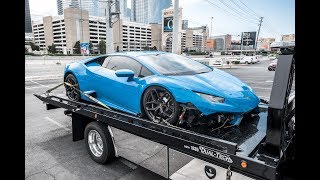 DAMAGE REPORT ON TOTALED RARE HURACAN *Shop Update*