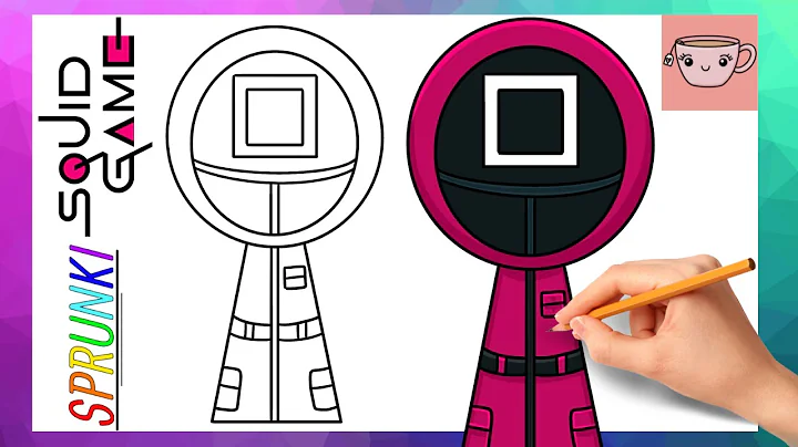 How To Draw Squid Game Guard in Sprunki Style  | Easy Drawing Tutorial