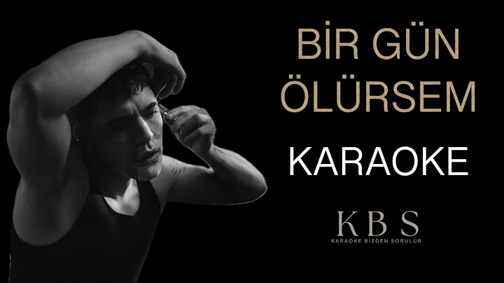 Emir Can İğrek - Bir Gün Ölürsem | (Kaliteli Akustik Karaoke)