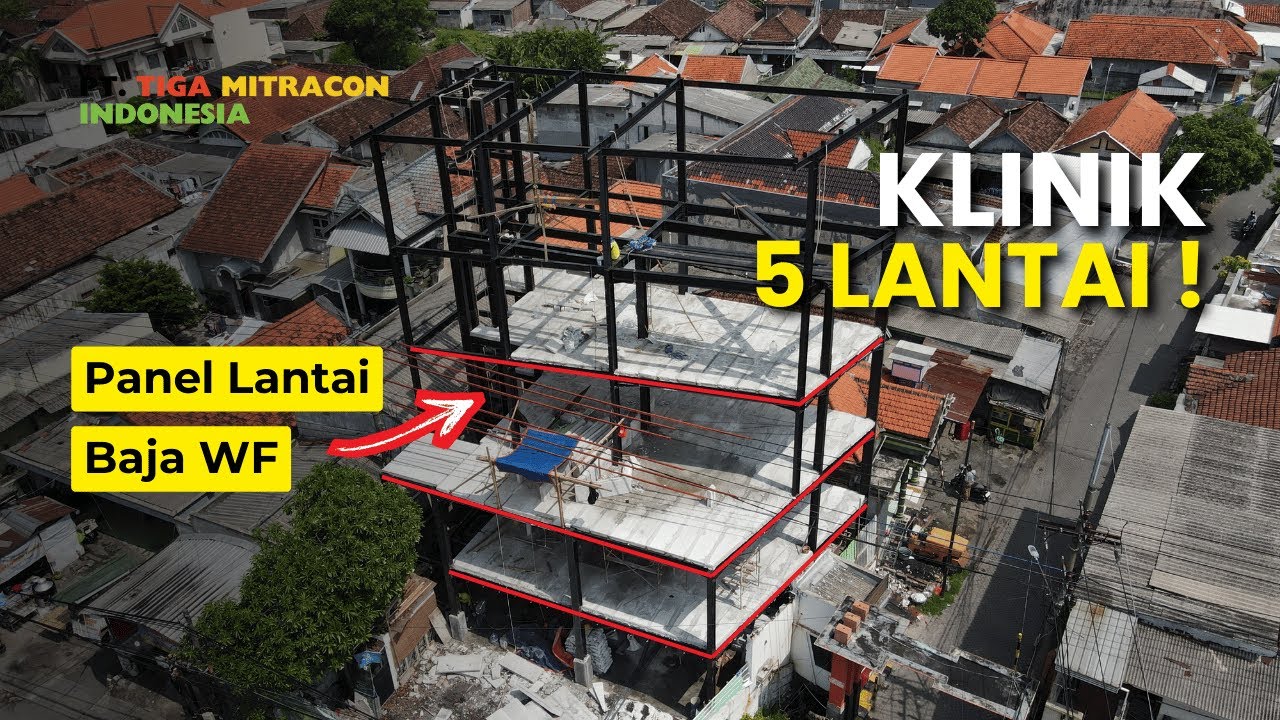 Klinik Kecantikan 5 Lantai Pakai Panel Lantai